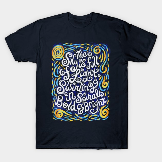 Starry Night T-Shirt by risarodil